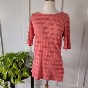 NWOT LuLaRoe Ribbed T Tee Peach XL